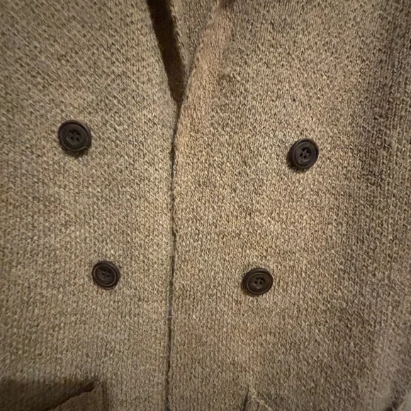 Women's Tan and Brown Cardigan - Picture 3 of 6